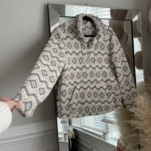 Sherpa Half Zip Pullover